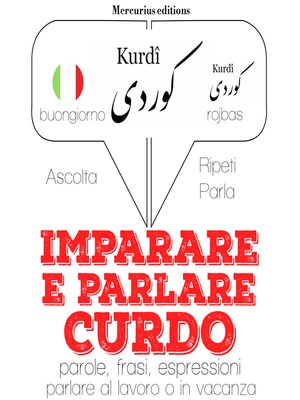 cover image of Imparare & parlare Curdo
